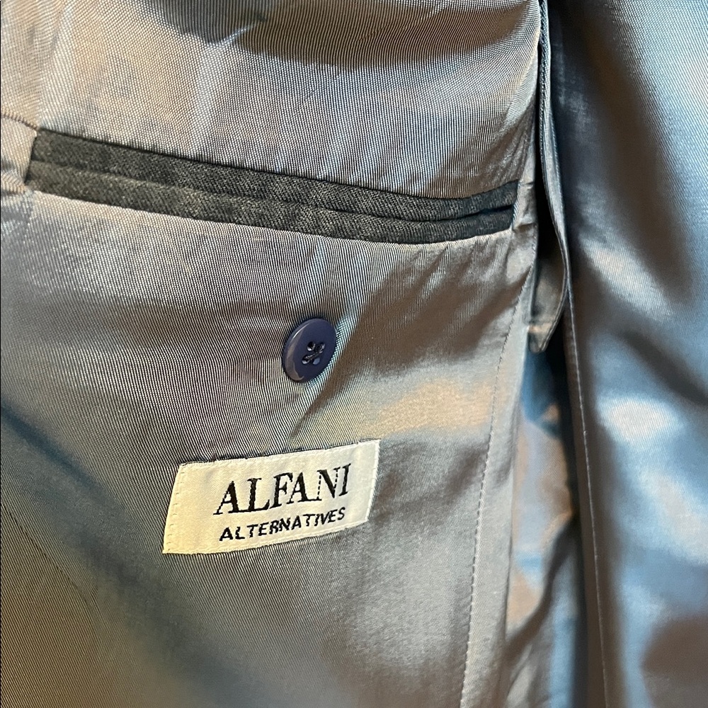 Alfani Charcoal Men's Blazer 44R - Picture 4 of 6